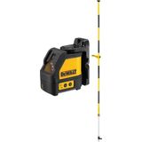 Dewalt DW088KPOL zelfnivellerende kruislijnlaser in koffer (DW088K) & kolom (DE0882) 15m