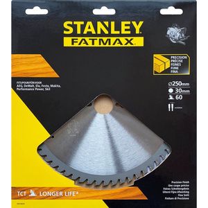 Stanley Fatmax – Cirkelzaagblad – 250×30mm – (60) – STA15610-XJ