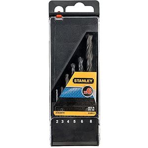 Kassette mit 6 HSS-R Bohrern für Metall STANLEY STA56010-QZ