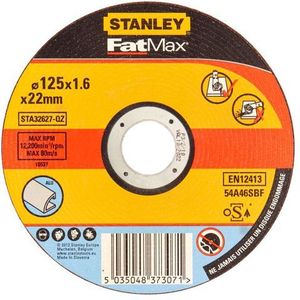 STANLEY STA32627-QZ Disco Abrasivo para corte en aluminium 125x1.6