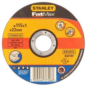 Stanley Fatmax Slijpschijf Metaal Sta32632-qz Ø115mm | Accessoires