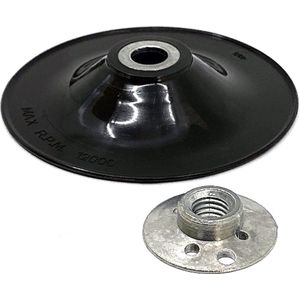 STANLEY steunschijf voor haakse slijper - Ø 115 mm - 22.2 mm - M14 - Nylon