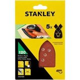 Stanley - STA31009-XJ - Schuurvellen - K120 - 5 Stuks