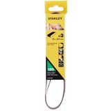 Stanley Schuurband Super voor Powervijl (13x451mm, K120, voor hout, metaal, metselwerk/gips, kunststof en verf, 3 stuks) STA33381