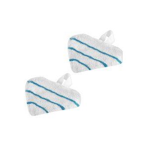 BLACK+DECKER - Set van 2 glijders met meerdere oppervlakken voor stoommop - Duurzame microvezel reinigingspads - Accessoires voor stoomreiniger - Wasbare hoes - Driehoekig - FSMP30-XJ