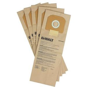 DeWalt Accessoires DWV9401-XJ Papieren opvangzakken voor DWV902L / DWV902M (per 5) - DWV9401-XJ