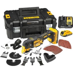 DeWALT DCS356D2 Accu Multitool 18V 2,0Ah Li-ion in TSTAK
