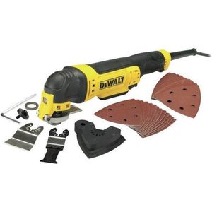 DeWalt DWE315-QS Osz. Multitool 300 Watt, W, 230 V, zwart, geel