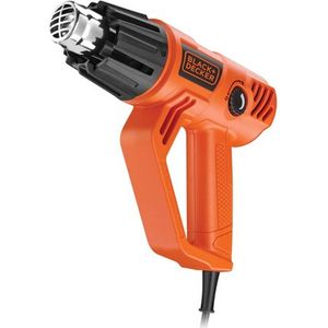 Black & Decker KX2001-QS heteluchtpistool 500 l/min 600 °C 2000 W Zwart, Rood