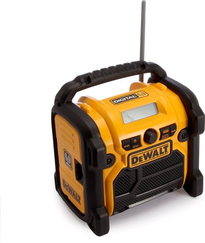 DeWalt DCR020 Accu Bouwradio - DAB+ - Werkt op Netstroom & Accu