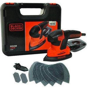 BLACK+DECKER - Mouse™ Detailschuurmachine - 120 watt - Met accessoires en koffer