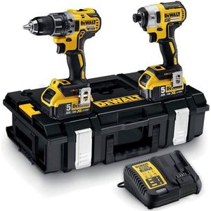 DeWalt DCK266P2 Combiset - Met Accu Klop-/Schroefboormachine en Accu Slagschroevendraaier - 18V