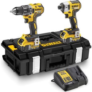 DeWalt DCK266P2 Combiset - Met Accu Klop-/Schroefboormachine en Accu Slagschroevendraaier - 18V