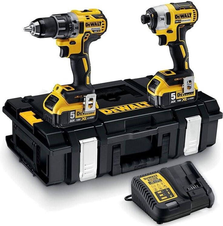 DeWalt DCK266P2 Combiset - Met Accu Klop-/Schroefboormachine en Accu Slagschroevendraaier - 18V