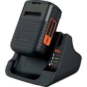BLACK+DECKER BDC2A36 Accu + Lader - 36V - Lithium-ion - 2.0Ah