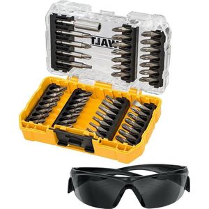 DeWalt Accessoires 53-delige Schroefbitset met zonnebril | In TOUGH CASE - DT70703-QZ - DT70703-QZ