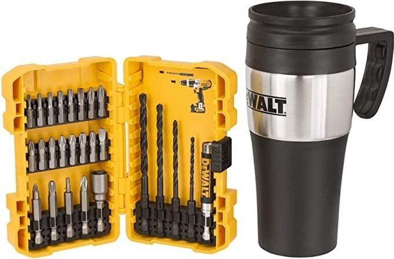 Dewalt - DT70707-QZ - 25-delig Bitset - Tough Case - Met Thermische Mok