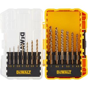 DeWalt Accessoires 13-delige Metaalborenset | HSS-G | 1,5 mm-7 mm | In TOUGH CASE - DT70710-QZ - DT70710-QZ