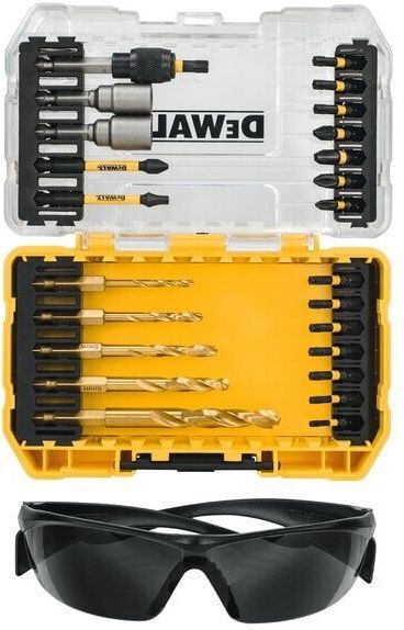 DEWALT ACCESSOIRES 25-DELIGE FLEXTORQ BOOR- EN SCHROEFBITSET | IN TOUGH CASE - DT70735T-QZ