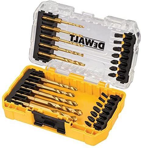 DeWALT - DT70748T - 24-delige Set Bits en Boren - Metaal - Inclusief Diverse Maten