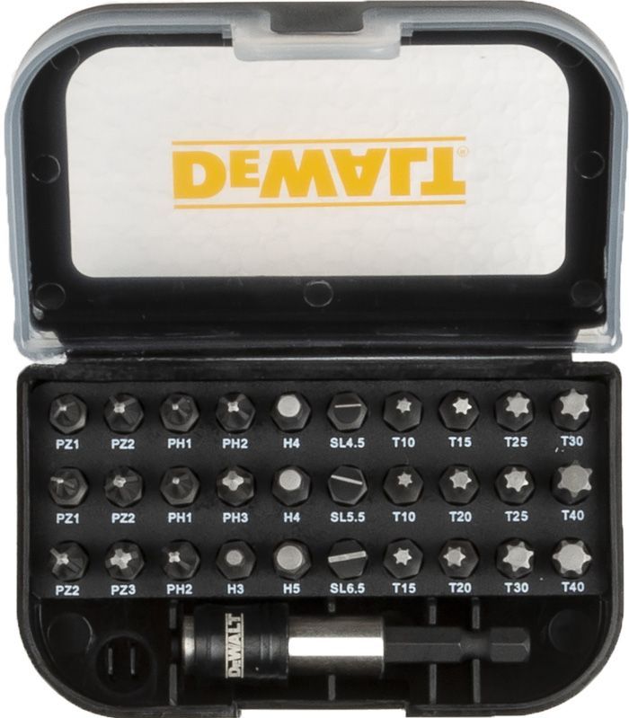 DeWalt - 31-delige Bitset - Professionele Schroevendraaierbits - Met Magnetische Bithouder