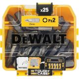 DEWALT Toughcase DT71521-QZ accessoirekoffer – schroevendraaierbits – PZ2 25 mm x 25 mm – voor boorschroevendraaiers