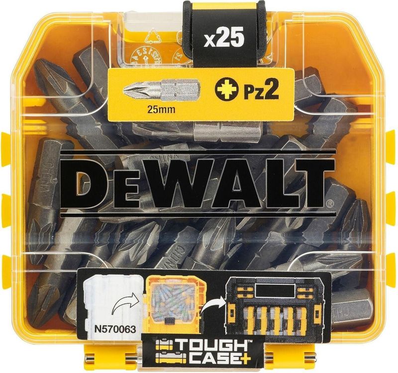 DeWALT DT71521 PZ2 25mm Schroefbits 25 stuks