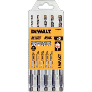 DeWalt Accessoires 5-delige IMPACT steenboren set - DT60099-QZ