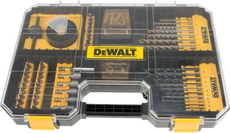 DeWalt Accessoires Set 100-delig - Gereedschapskoffer - Zwart/geel