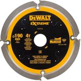 DeWALT Cirkelzaagblad Voor Cementplaten - Extreme - Ø 165mm Asgat 20mm 4T - DT1471-QZ