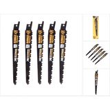DeWALT DT99554 - Reciprozaagblad - 152mm - Hout Met Spijkers - 5 Stuks