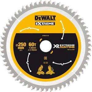 DeWalt - Lama Circolare - Zaagblad 250mm - 60 Tanden - Hardmetaal