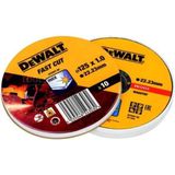 DeWALT DT3507 - Doorslijpschijf - RVS - 125 X 22,23 X 1,0mm (10st)