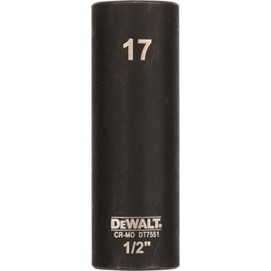DeWALT DT7551 - Krachtdop - 1/2 - 17mm - Hoogwaardige Impactdoppen