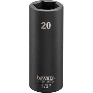 DeWALT DT7554 Krachtdop - 1/2 - 20mm - Hoogwaardige Impact Doppen