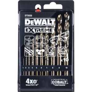 DeWALT Metaalborenset 1-10mm (10 stuks) DT5935
