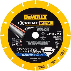 DeWalt - DT40255-QZ - Accessoires - Doorslijpschijf - Metaal - 230mm