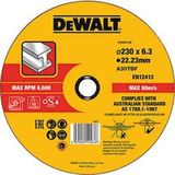 DeWalt - DT43919-QZ - Afbraamschijf Metaal - 230mm - Dikte 6mm