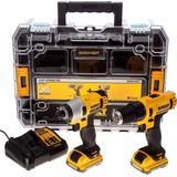 DeWalt Combiset DCK211D2T-QW - Schroef-/Boormachine + Slagschroevendraaier - 2.0Ah - In TSTAK koffer