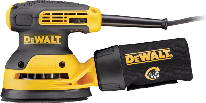 DeWalt DWE6423-QS280W Excentrische Schuurmachine- 280 W - Ø 125 mm schuuroppervlak