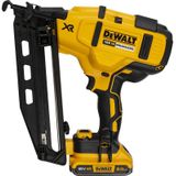 DeWalt DCN660D2 18V Li-Ion Accu afwerk tacker set (2x 2.0Ah accu) in koffer - 32-63mm - 16 Gauge - koolborstelloos