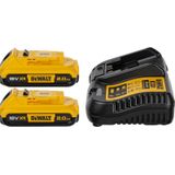 DeWalt DCN660D2 18V Li-Ion Accu afwerk tacker set (2x 2.0Ah accu) in koffer - 32-63mm - 16 Gauge - koolborstelloos