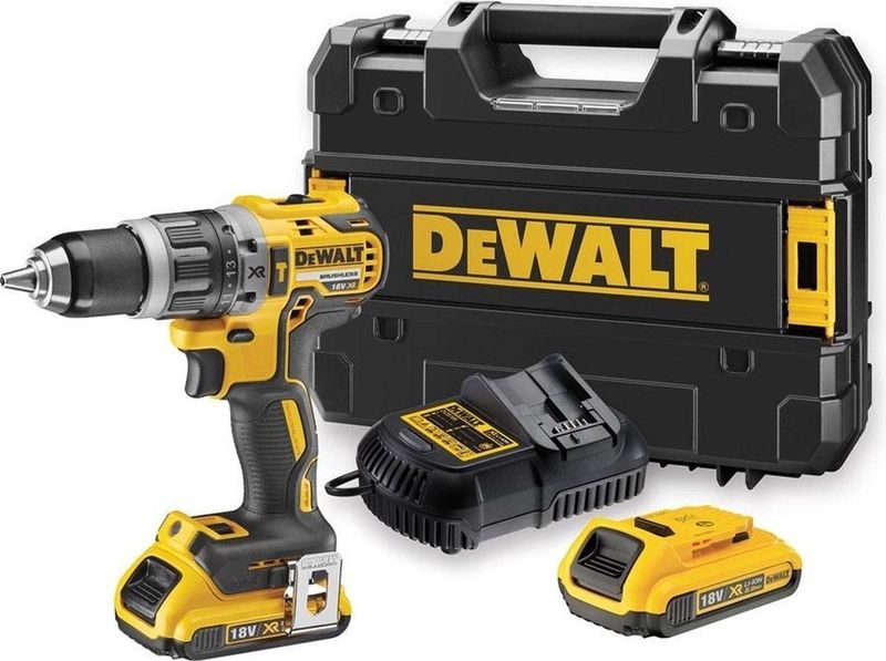 DeWALT - DCD796D2 - Accu Klopboormachine - 18 Volt - Inclusief 2x 2.0Ah Accu's en Lader in TSTAK Koffer