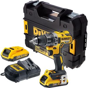 DeWalt DCD791D2 Accu Schroefboormachine - 18V 2.0Ah XR Li-ion In T-STAK Opbergkoffer