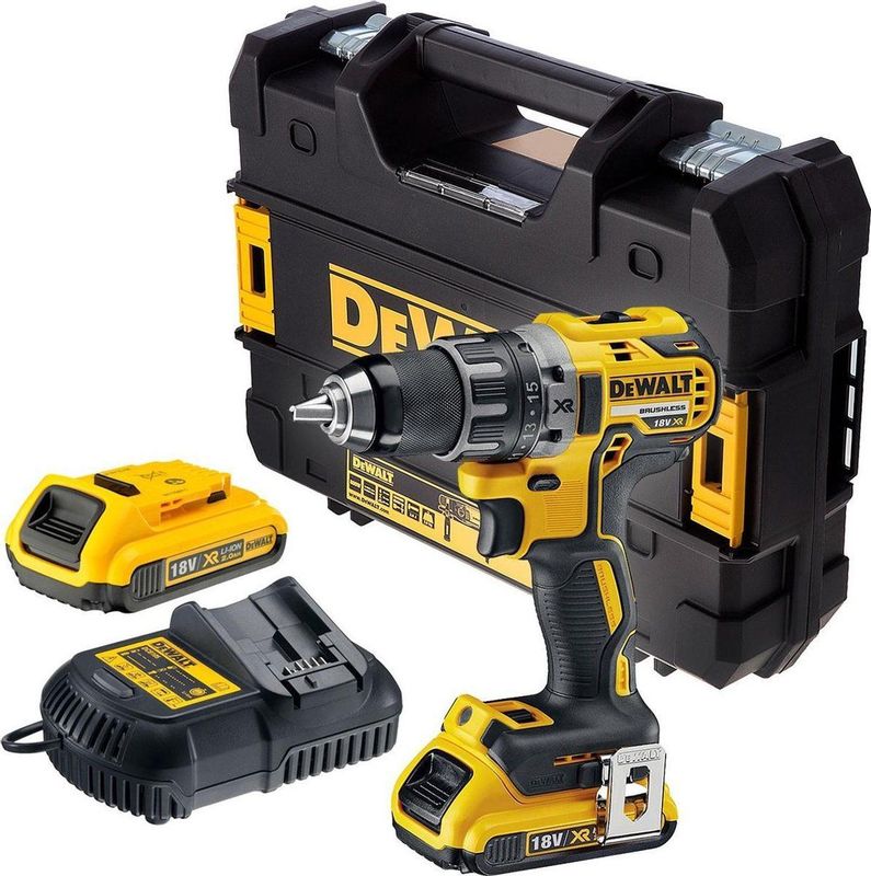 DeWalt DCD791D2 Accu Schroefboormachine - 18V 2.0Ah XR Li-ion in T-STAK Opbergkoffer