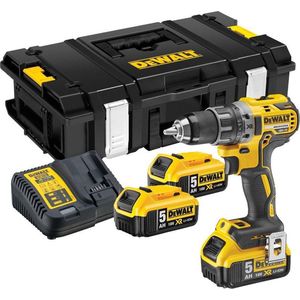 DeWalt DCD791P3K 18V XR BL Schroef/boormachine 5.0Ah | + 3e accu - DCD791P3K-QW