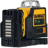 DeWalt DCE0811D1G 10,8V Li-Ion accu Kruislijnlaser 360 graden set (1x 2,0Ah accu) in koffer - groen