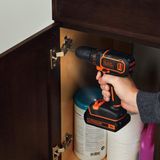 BLACK+DECKER BDCDC18-QW Accuboormachine - 18V - met schroeffunctie - inclusief accu en lader