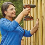 BLACK+DECKER Accuboormachine 18V + Lader 400mA BDCDC18K