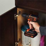 BLACK+DECKER Accuboormachine 18V + Lader 400mA BDCDC18K